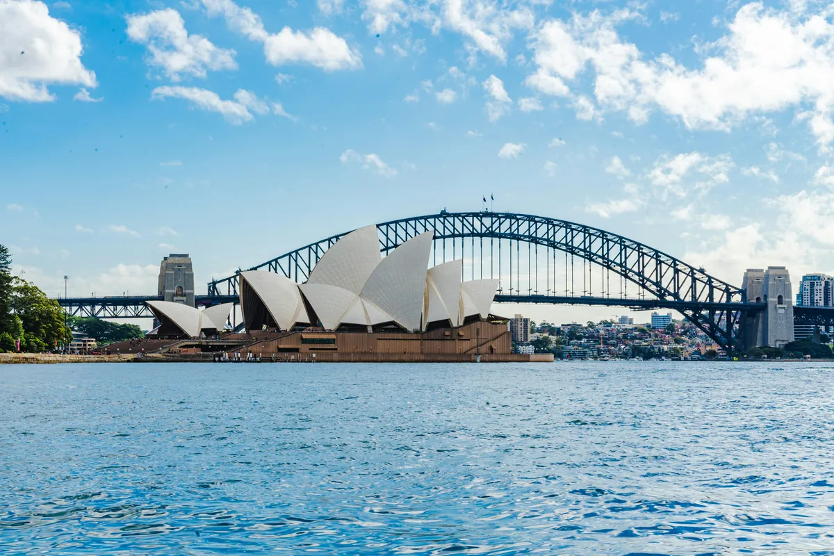 Sydney Opera House and the Sydney Harbour Bridge